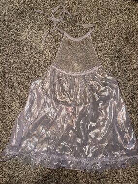 Victoria’s Secret sheer iridescent chemise/babydoll